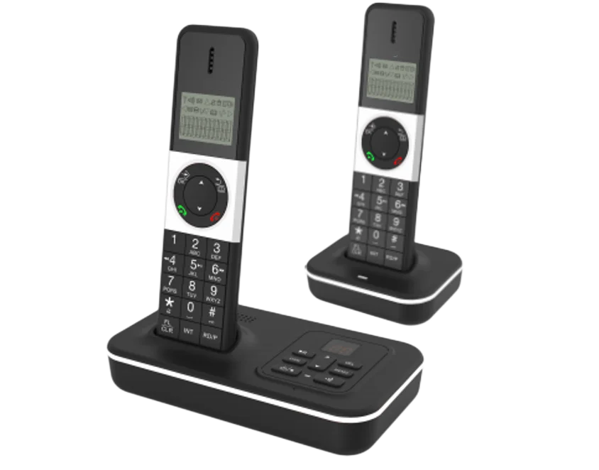 DECT 6.0 Analog Call Blocking Wireless Landline Cordless Phone with Caller ID Portable Telephone TAM  Voice Message Function