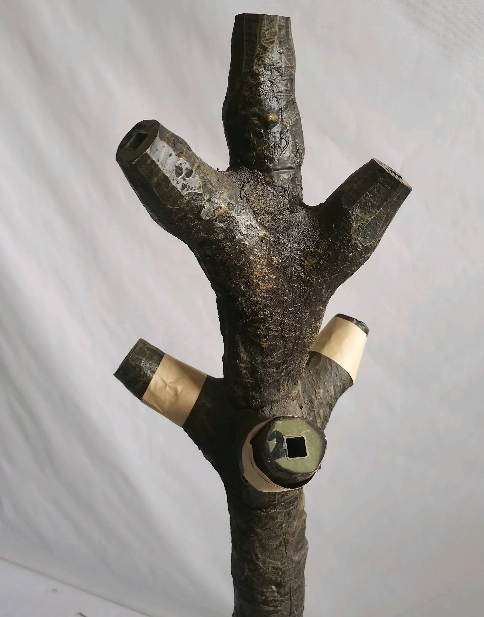 Фабричное искусственное кленовое Дерево 8 футов Пластиковый Багажник декоративное дерево