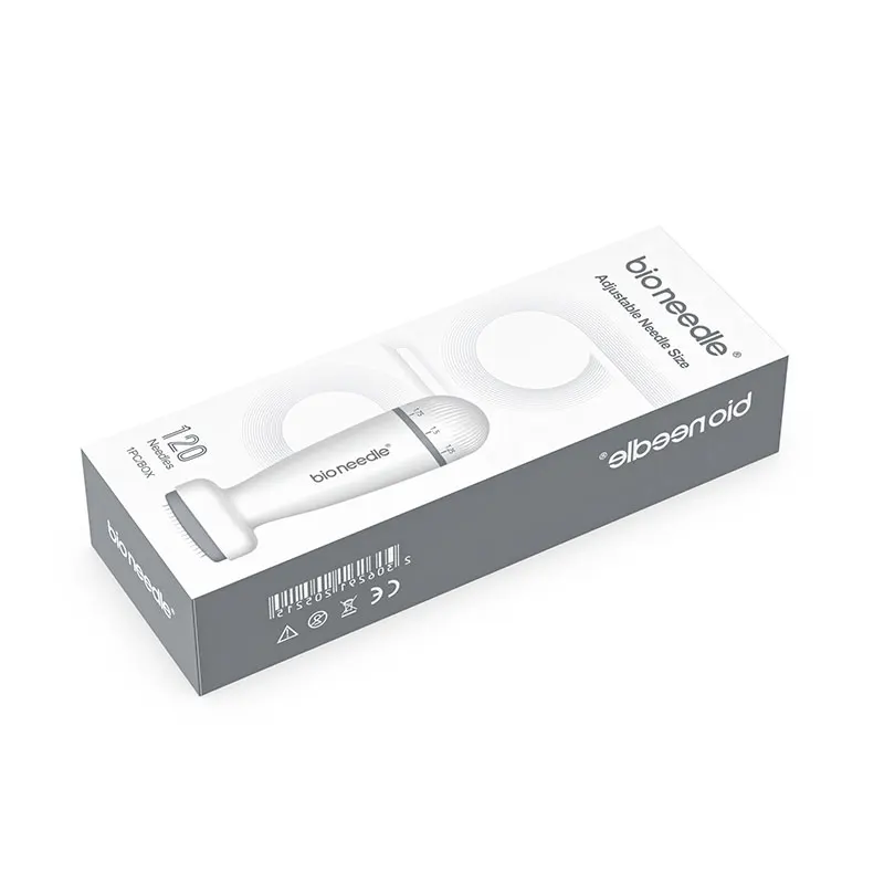 Bio Needle Luxury Derma Stamp Stainless Steel 120 Pins With 0-2.0mm Adjustable Needle Size Derma Stamp For Hair Regrowth