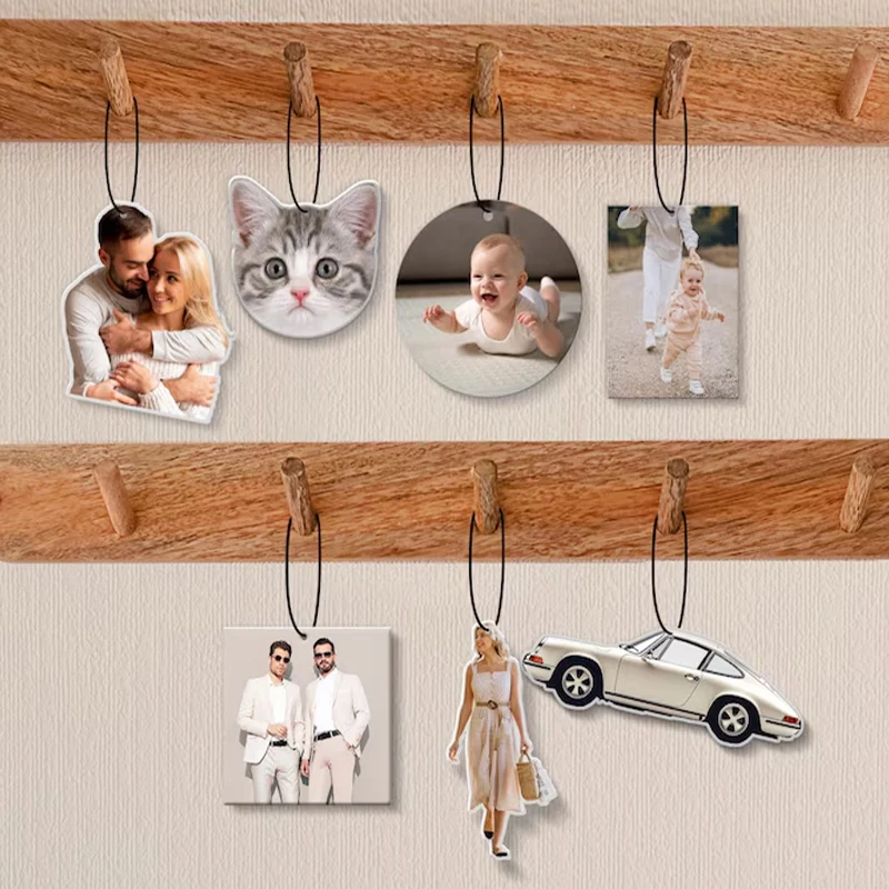 Custom Shaped Air Freshener for Taxi Car Hotel Gift Different Shapes Customized Paper Car Air Freshener Wholesale