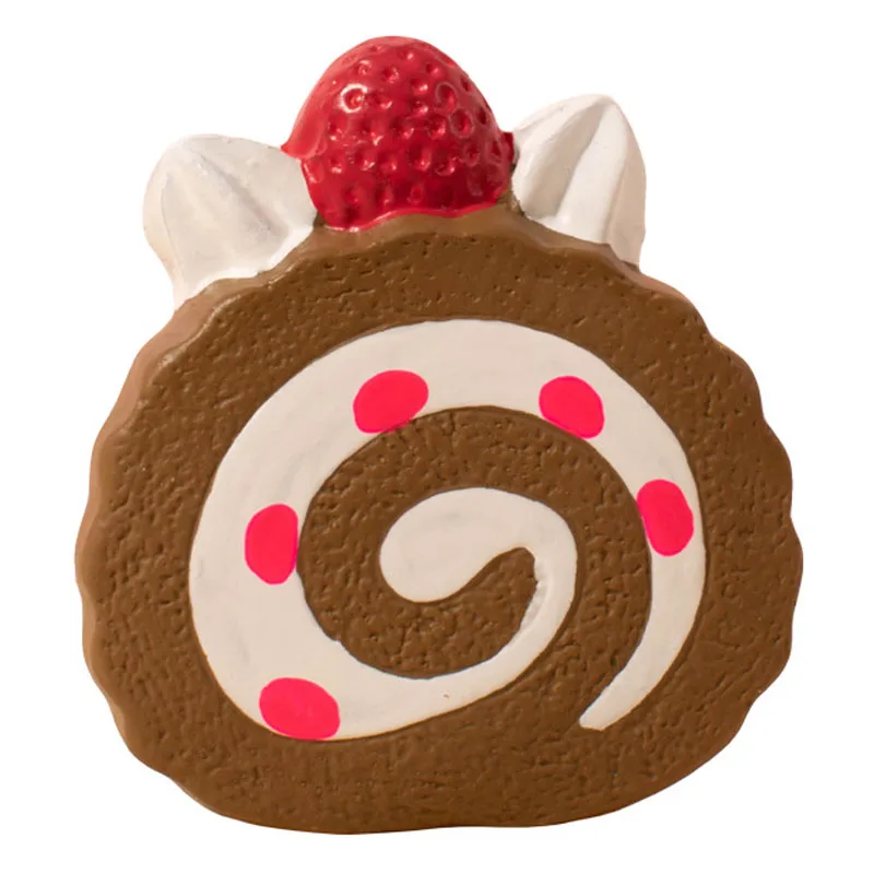 Pink macaron cookies pet toy dog latex teething machine Pet oral cleaning supplies