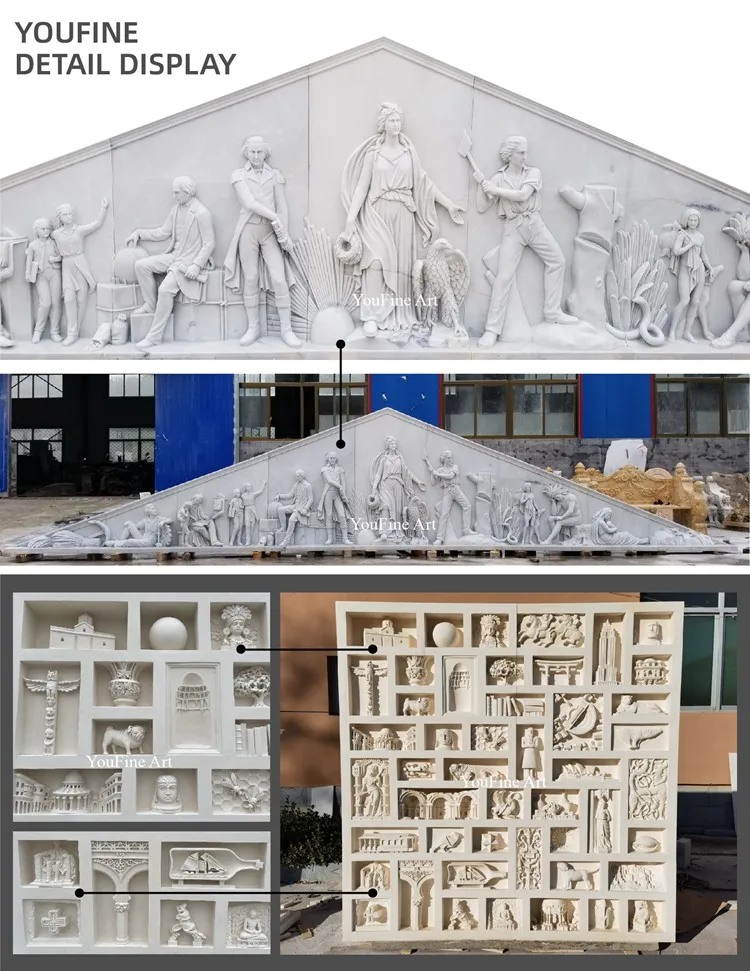 Marble Relief display