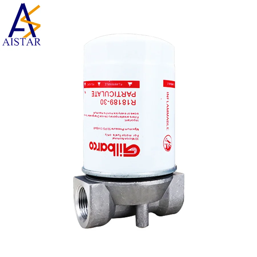 Durable Aluminum Alloy 1 inch 14cm Fuel Dispenser Fuel Filter with Holder