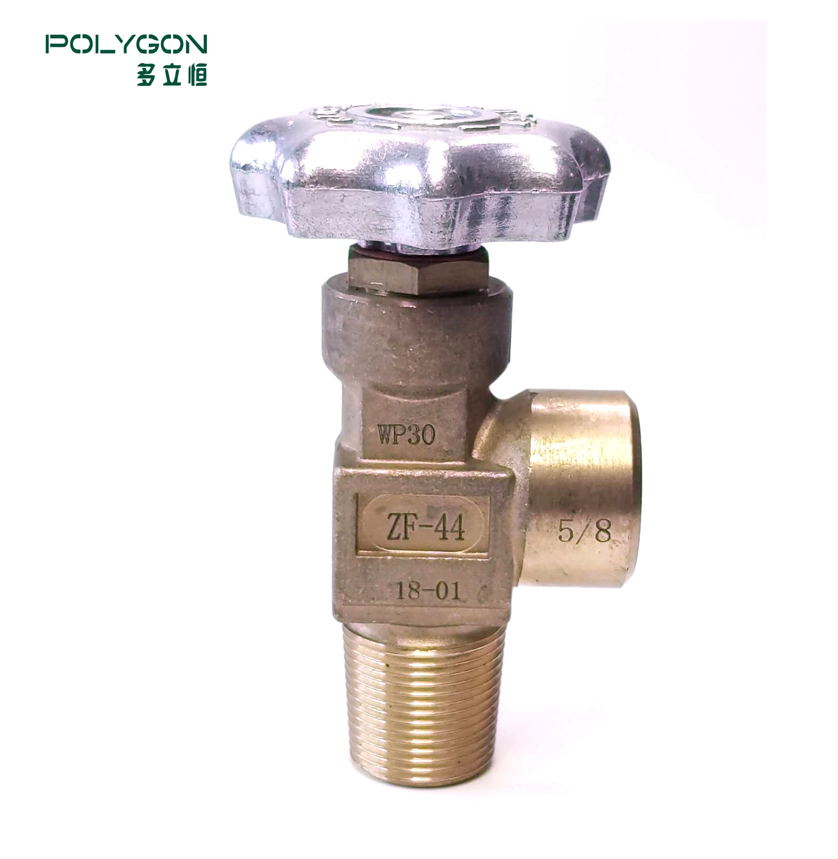 Factory wholesale oxygen nitrogen argon helium carbon dioxide.CGA  QF  high quality  brass  Industrial gas Cylinder valve ZF-44