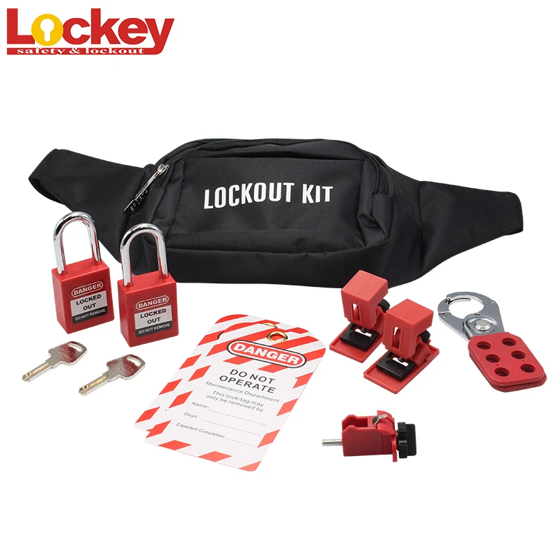 Group Electrical Lockout Tagout Kit Lock Breaker Tools Safety Lockout Loto Kit