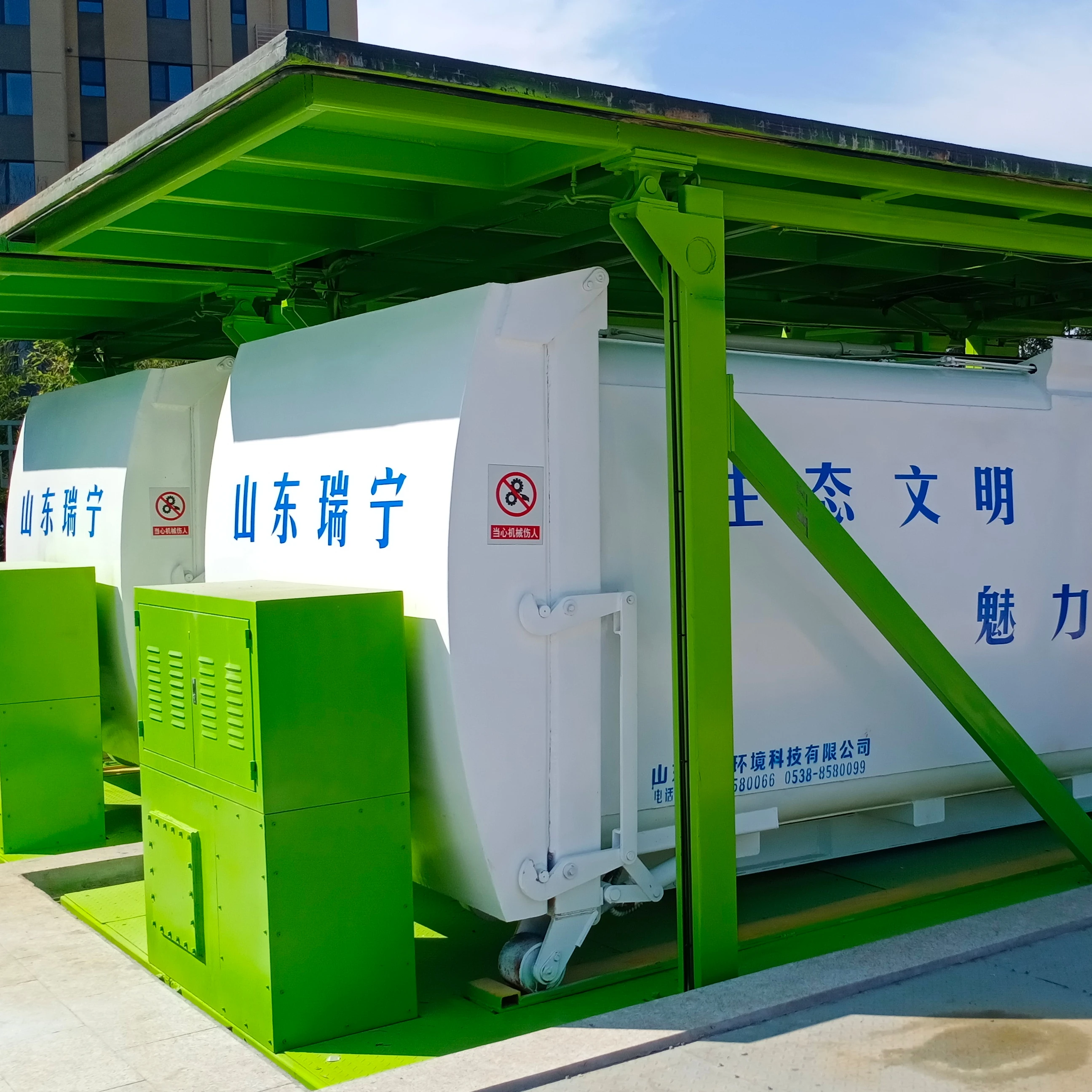 RNKJ Trash Dumpster Container Waste Treatment Machinery Underground Garbage Compactor