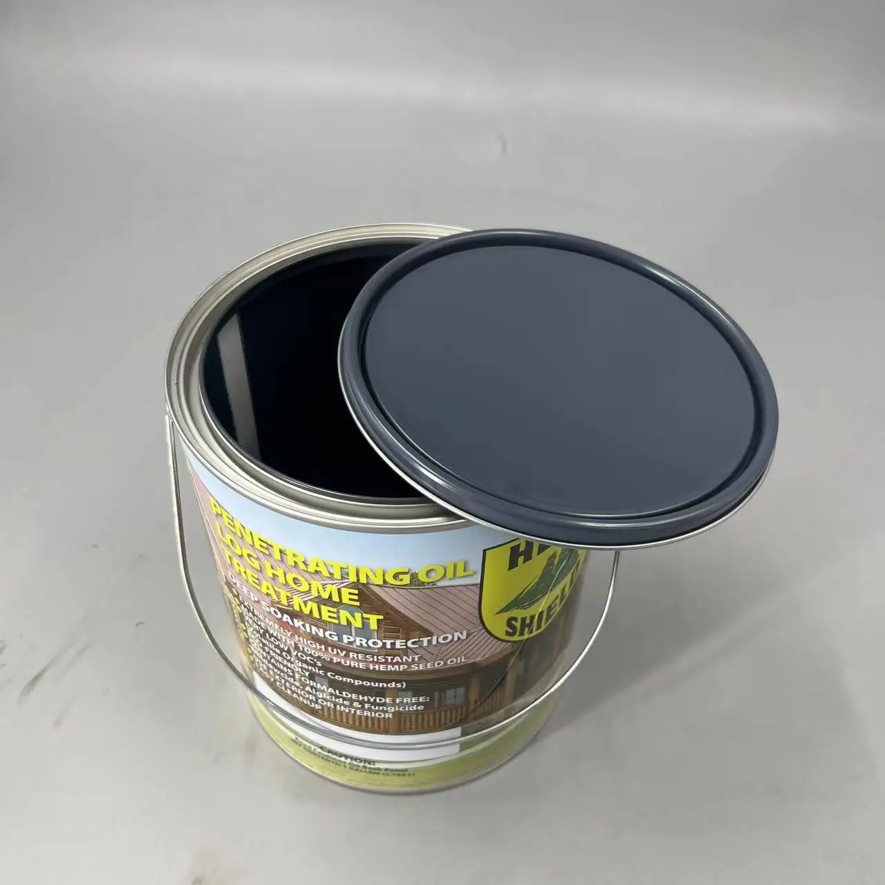 1gallon 4 liter printing Coating Round Empty Small Paint Tin Cans with Metal Handle