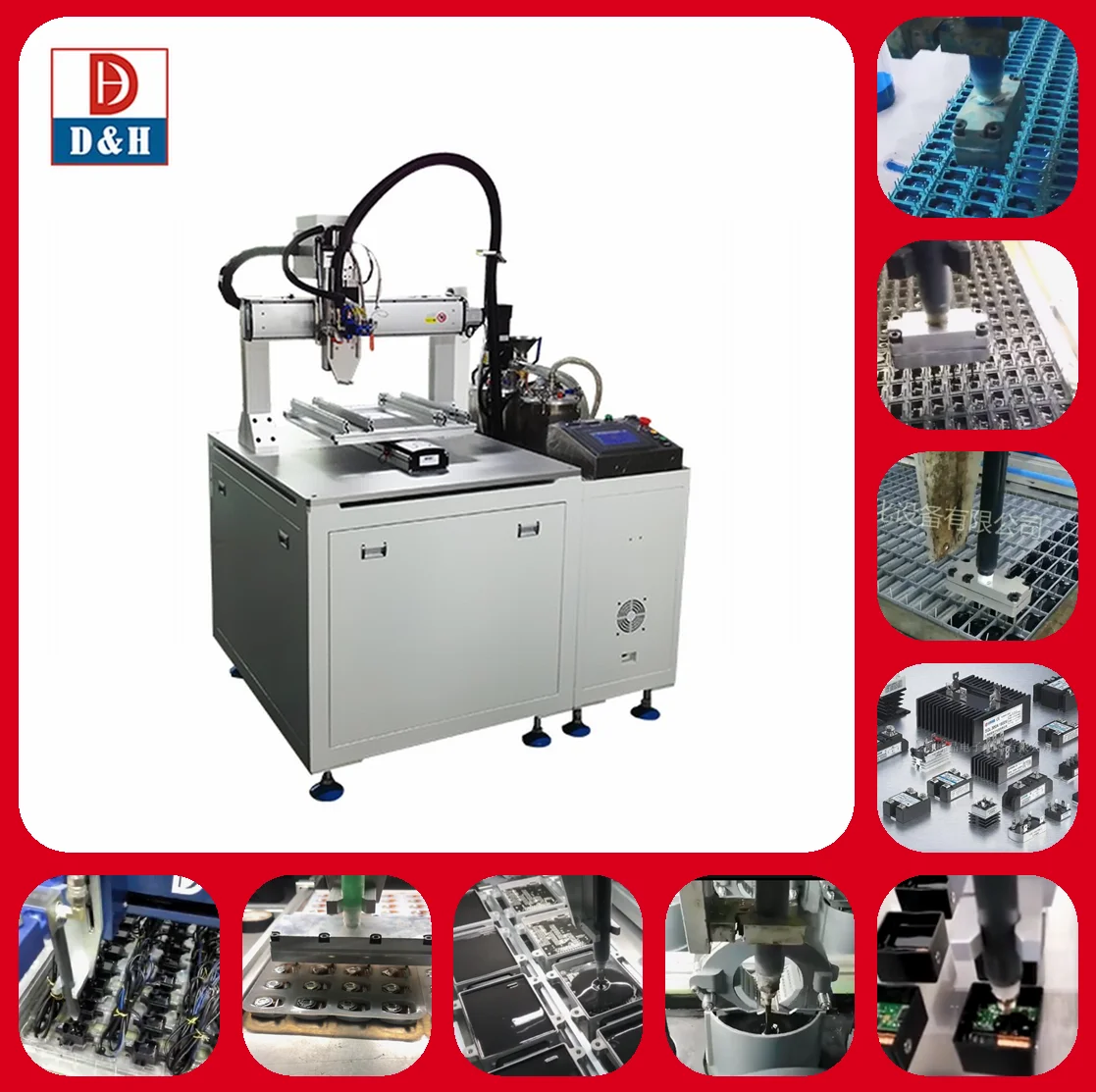 3 Axis Robotic epoxy resin silicone urethane Glue Dispensing  machine System for Pcbs
