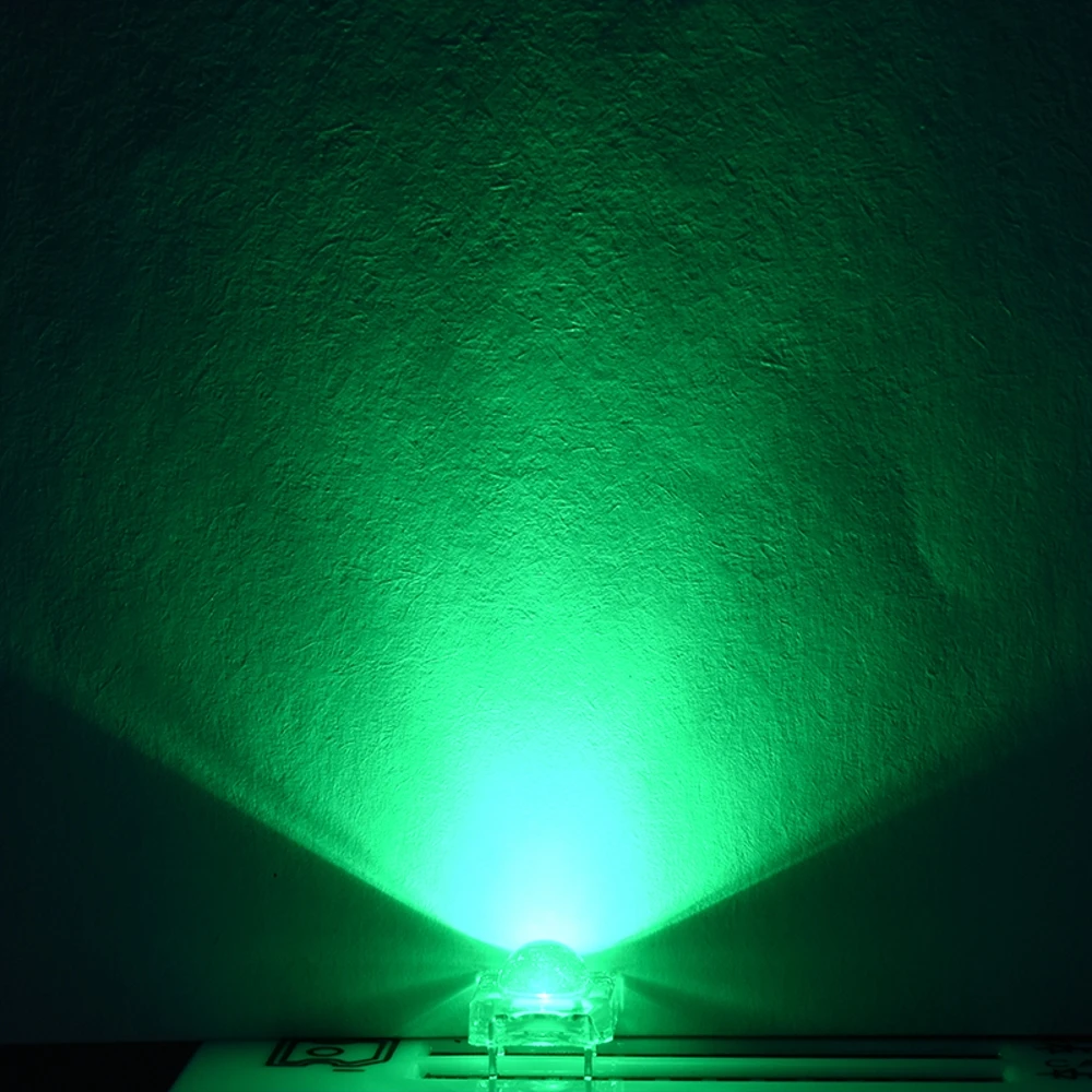 Juhong Warranty 3 yearsc Epistar Chip  Super Flux Light Emitting 5mm Green Piranha Led0.06W 20mA For Car And Signal Light free sample