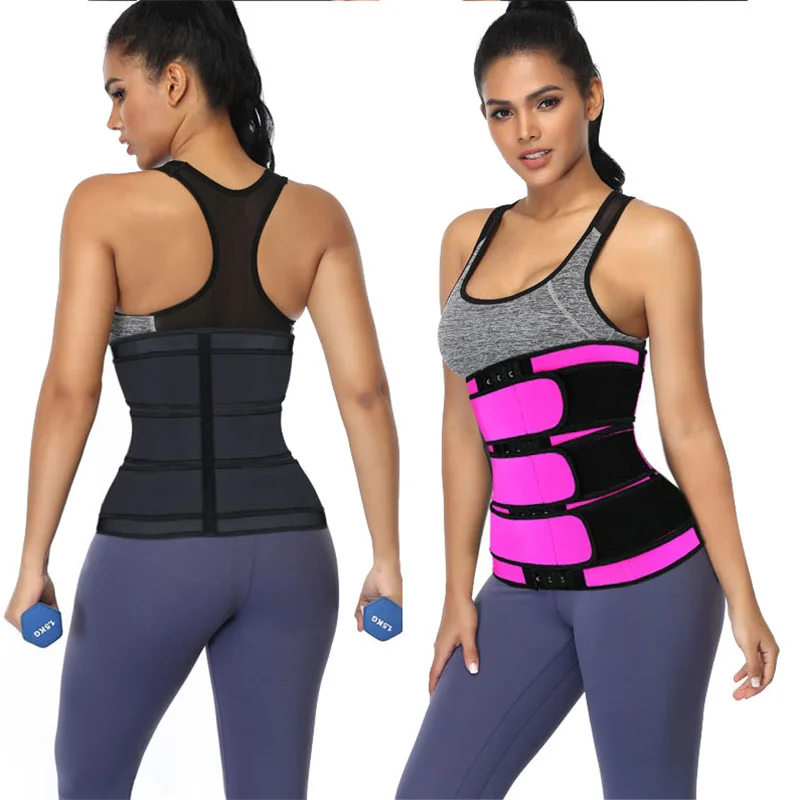 Wholesale Three Hook Body Shaper Fitness Slimming Tummy Postpartum Belt Workout Waist Trainer Corset Belt