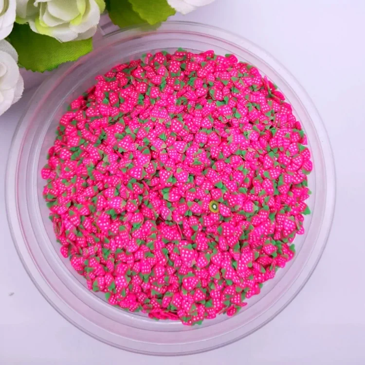 Лидер продаж, полимерные ломтики фруктов арбуза, спрей для слайма и дизайна ногтей, аксессуары для слайма, упаковка в пакет 1 кг, Лидер продаж