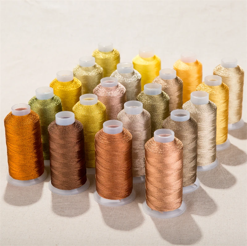 JR Factory Direct Sale Twisted Metallic Strands Premium Gold & Multicolor Series for Handicrafts Bracelet Braided Rope