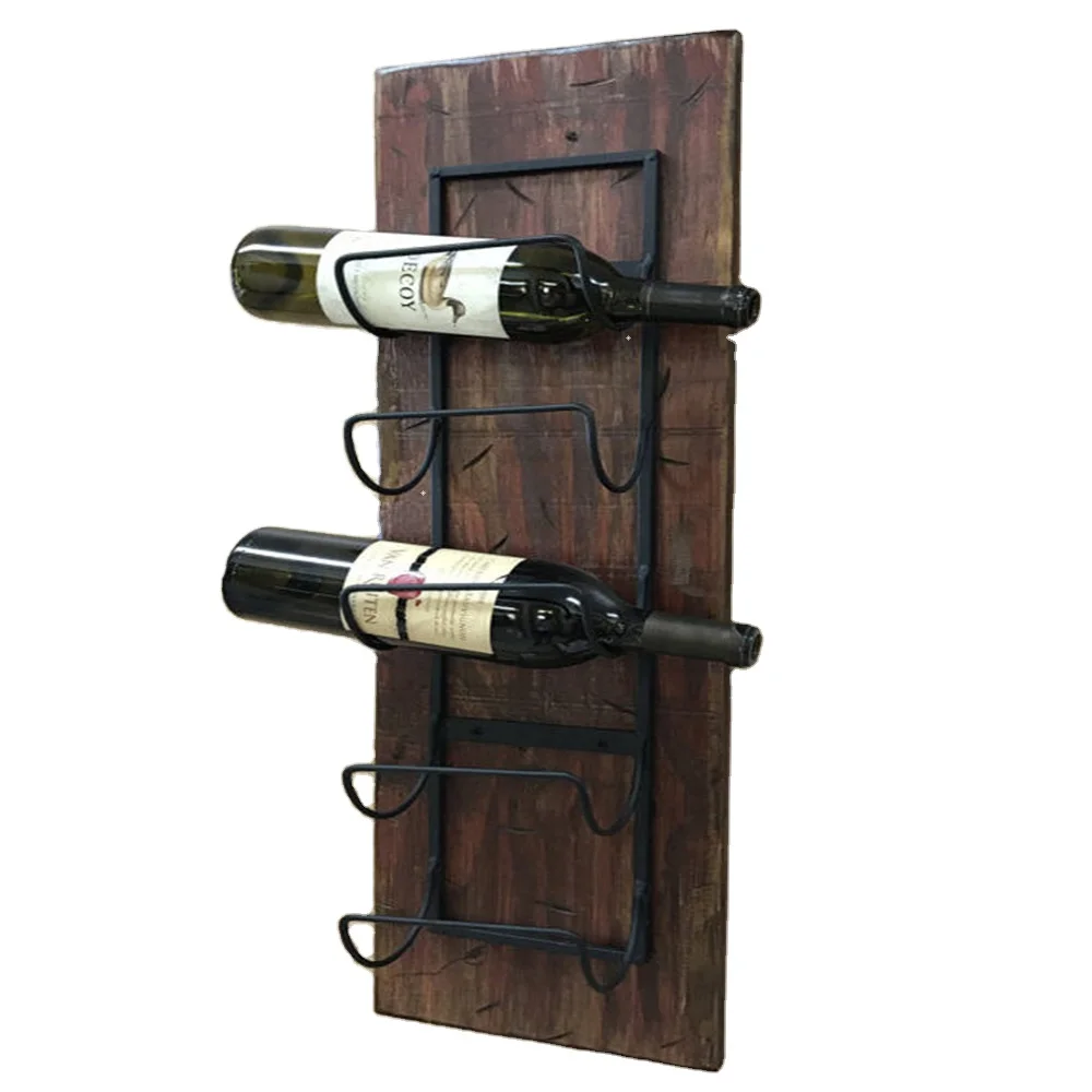 
unique wine rack Distressed Sturdy Kitchen Bar Wine wine rack 