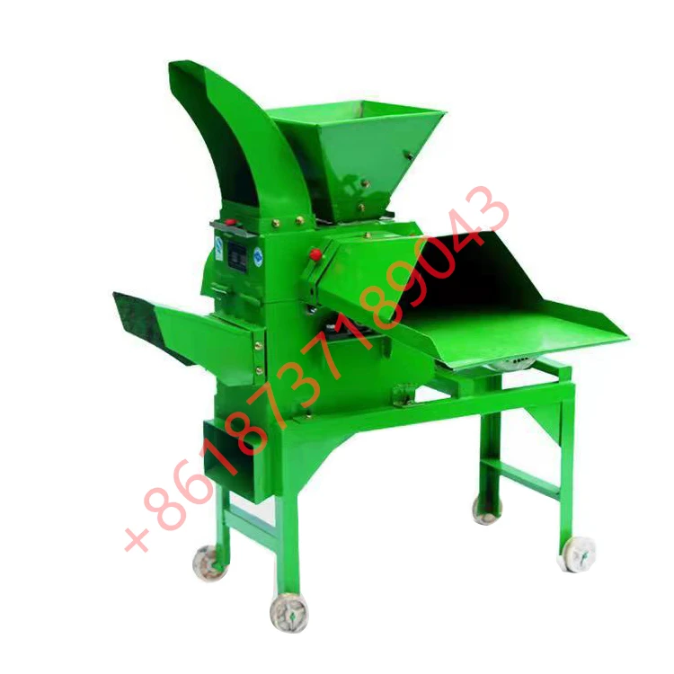 Integrated grass cutting machine for cutting grass, kneading silk and crushing machine
