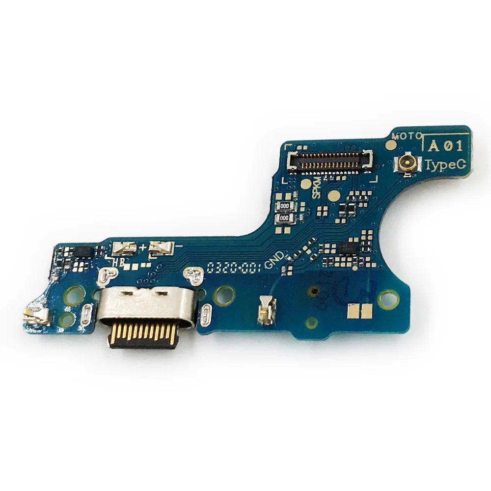Оригинальный зарядный USB-порт гибкий кабель для Samsung A01 Core MIC наушники аудио зарядное устройство разъем Запасная