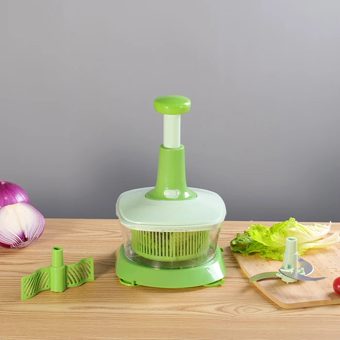 Salad Spinner Quick Dry Design BPA Free Salad Spinner Fruits Vegetable Washer Dryer As seen on TV