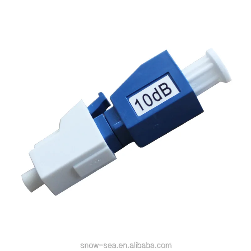 1/2/3/5/7/10/12/15/20dB Fixed Value LC Female to Male Hybrid Fiber Optic Attenuator