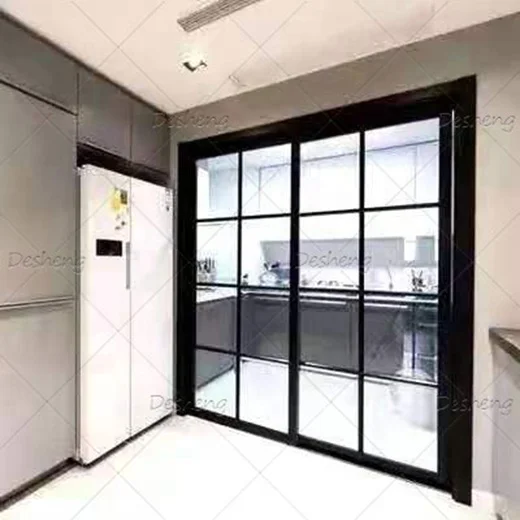 High Quality Exterior Patio Doors Aluminum Glass Light Steel Swing Iron French Doors (1600338359884)