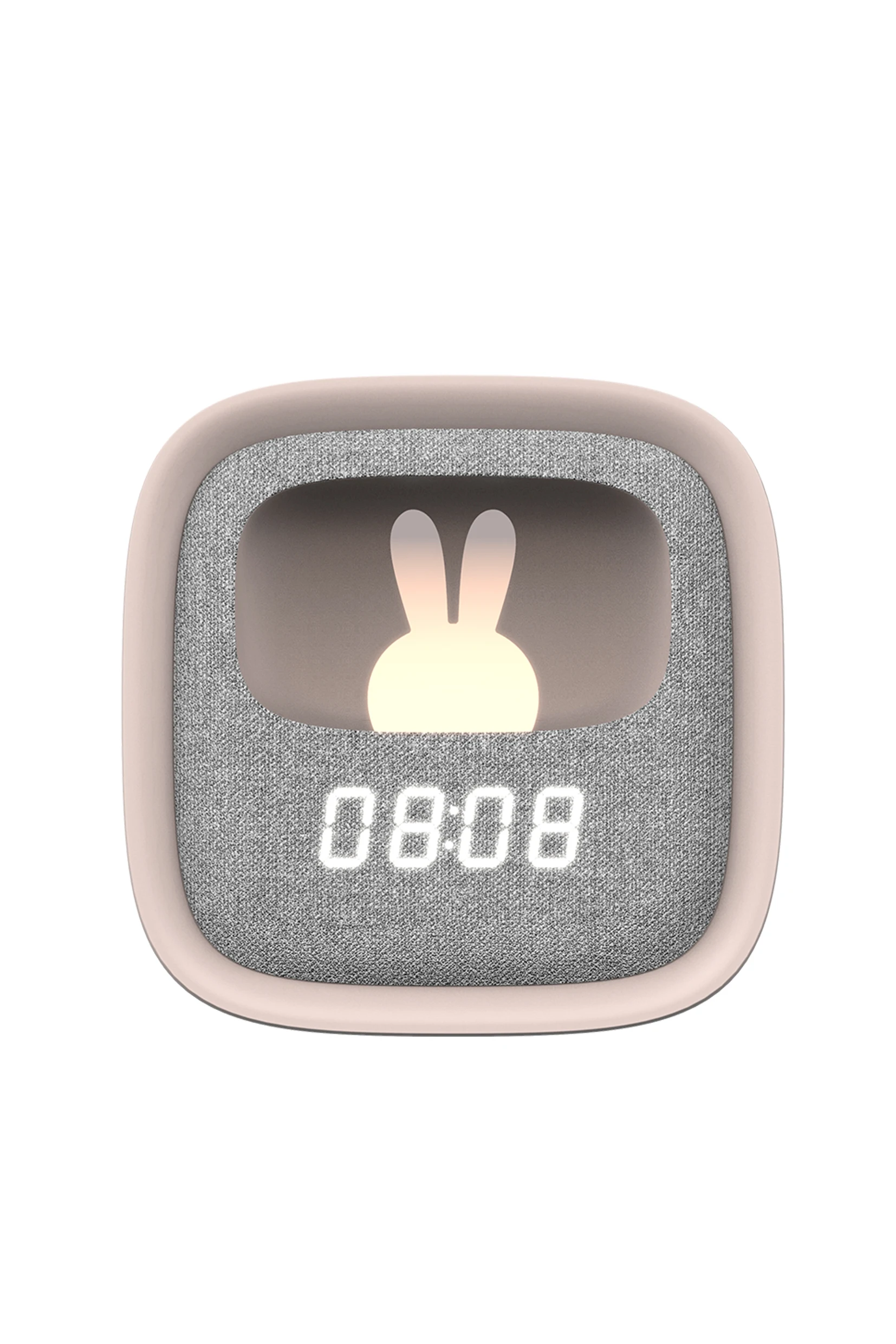 Alarm Clock Lamp Digital Clock with Rabbit Night Light