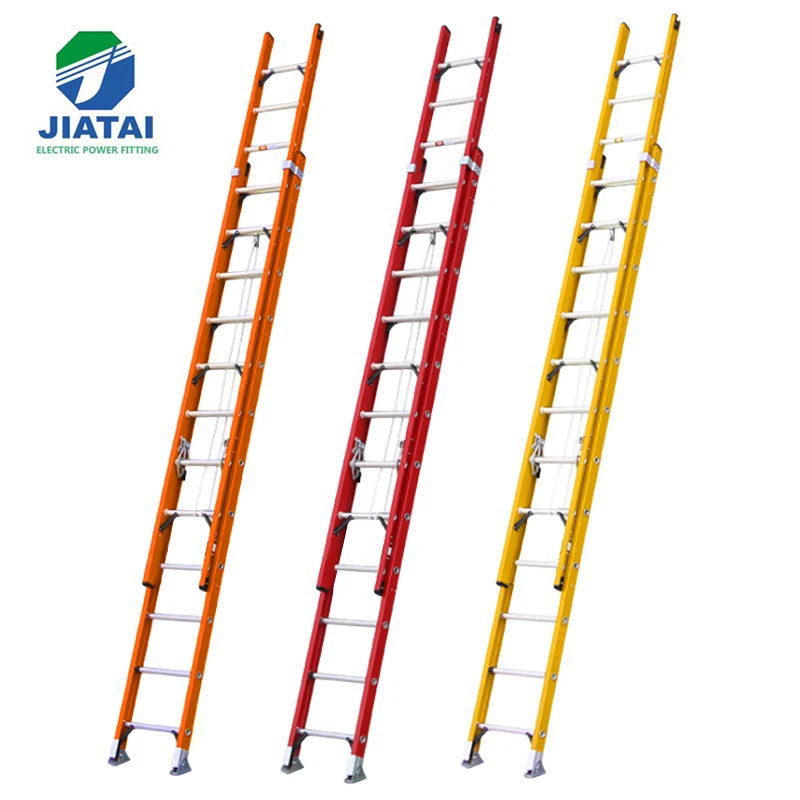 D-rung Multipurpose insulating fiberglass Extension Combination Ladder