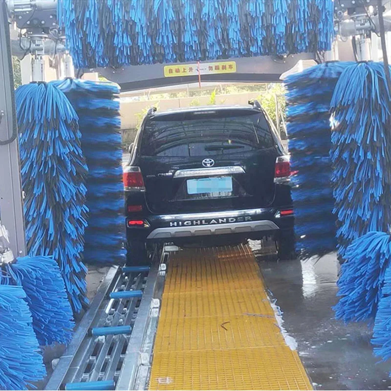 Автоматическая туннельная Машина для мойки автомобиля 14 щеток высокого давления с полностью сухой системой