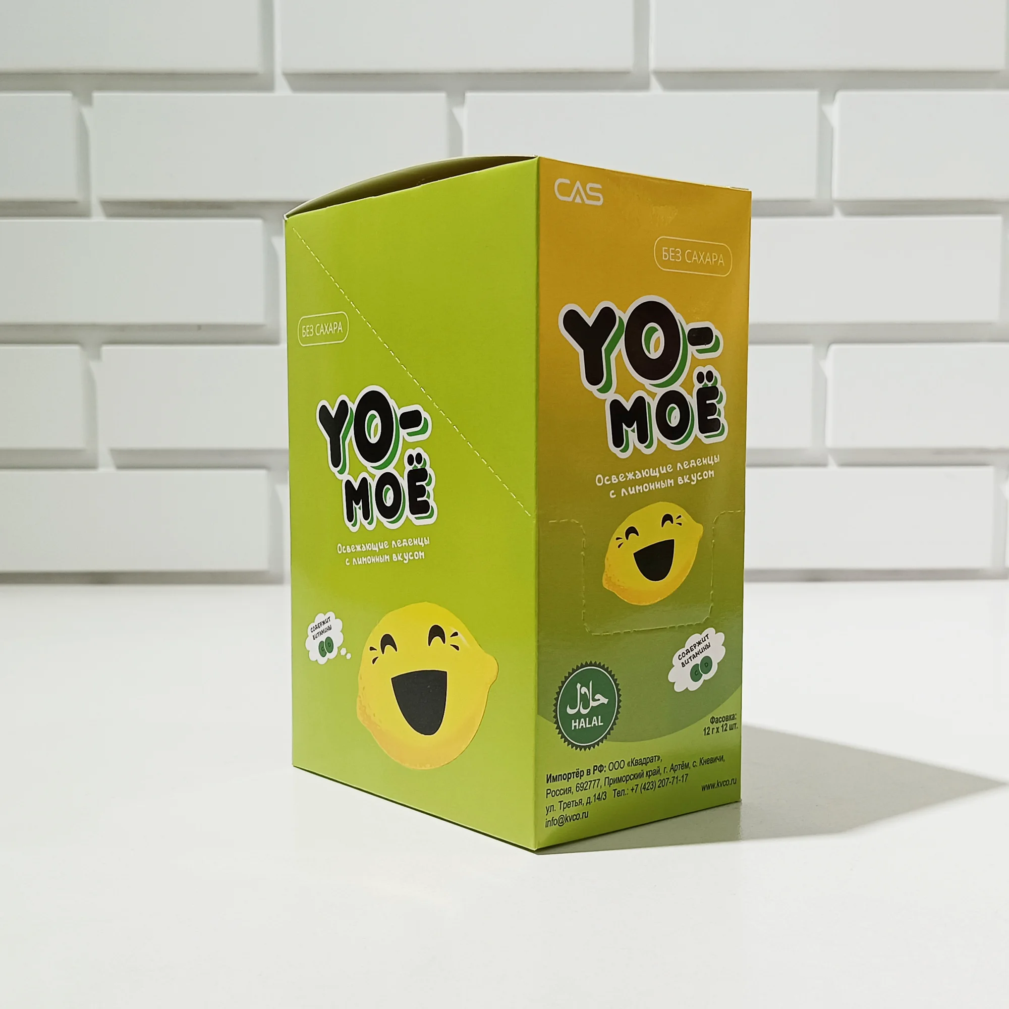 Vitamin C Sugar Free Candy with Mint, mango, apple, watermelon, grape and lemon 6 different flavors in one candy