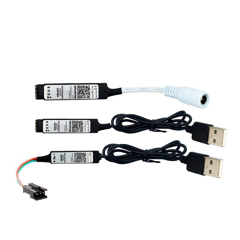Mini BT Rgb Cellphone  Led Controller Dc5V App  Blue-tooth Smart Mini Usb Controller For Led Lights
