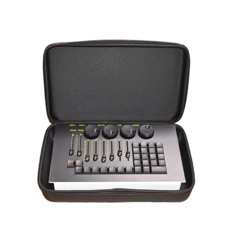 Контроллер сценического освещения мини-консоль или с футляром для переноски