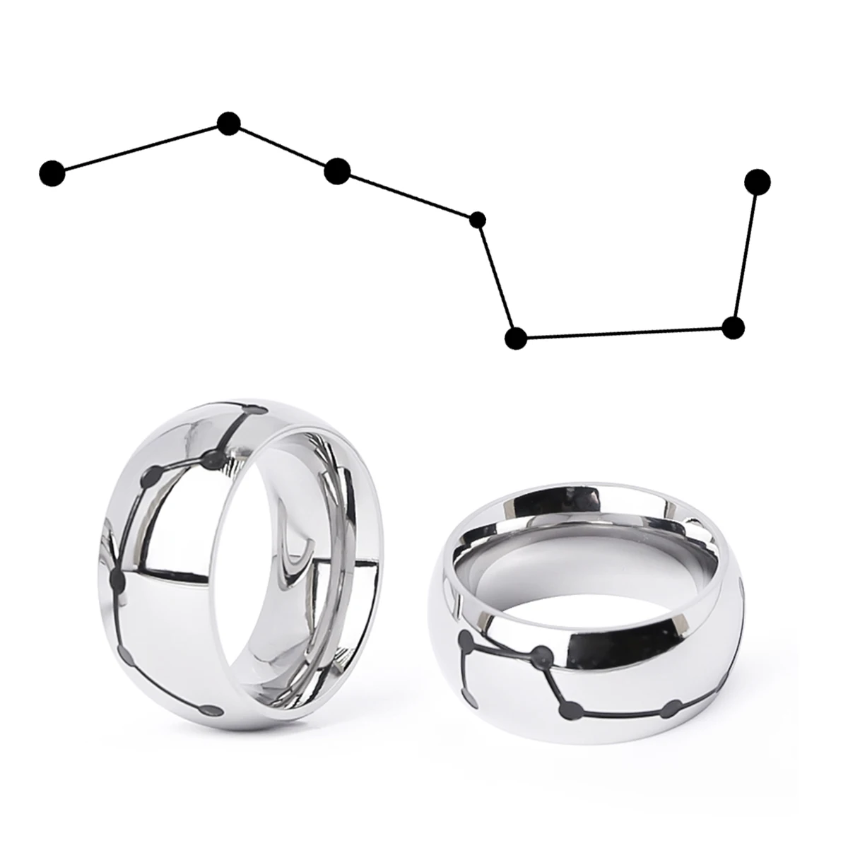 New Design 4 Sizes Stainless Steel Male Penis Ring Ball Stretcher Glans Ring Weighted Cock Ring