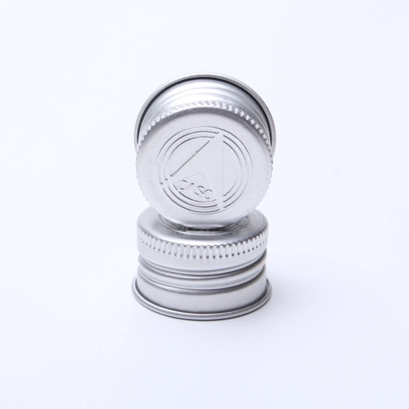 Exquisite Design GPI 20/400 24/400 28/400 Silver Metal Lids Gold Aluminum Screw Covers For Boston Round Glass Bottles