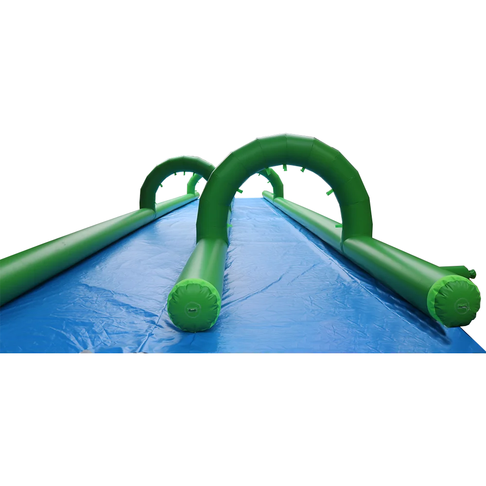 custom outdoor home use inflatable water slides sprinkler backyard inflable two lane City Aqua inflatable slip and slide for kid