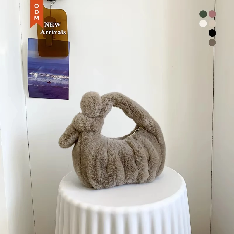 Новое поступление дизайнерская плюшевая сумка Bolsos De Mujer пушистые сумки для девочек