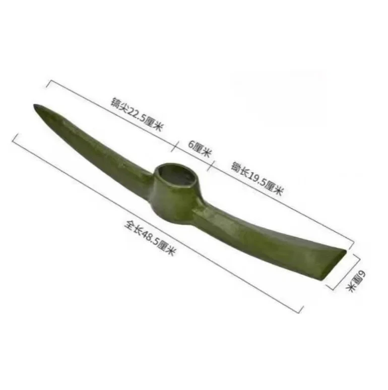 Garden mattock round hoe digging tools combat readiness shovel pickaxes railway steel large agricultural pickaxe