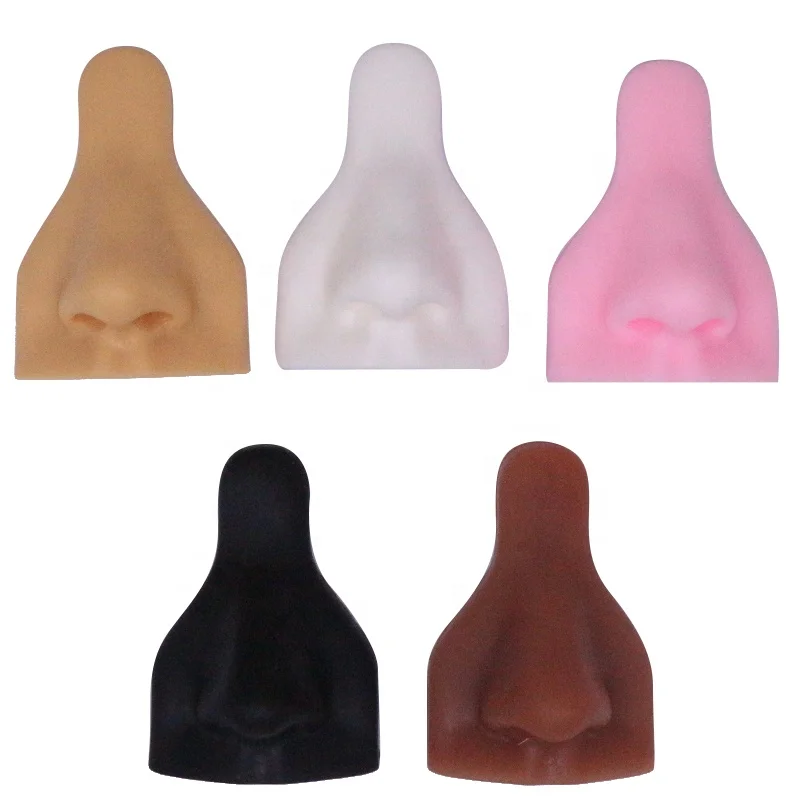 Gaby new sale faux real artificial piercing model  display tool silicone display model with stands wholesale piercing  jewelry