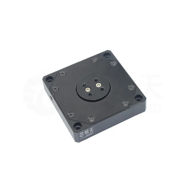 S21 high resolution piezo rotation stage with 7.5mrad travel and 0.2urad resolution for optics tilt positioner piezo stage