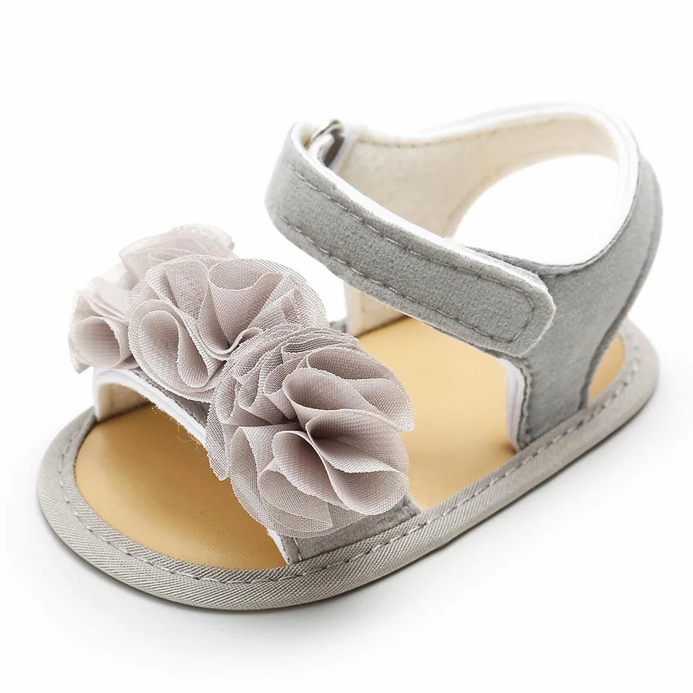 BB0015 china wholesale Beautiful Shiny pink cheap baby toddler sandal girls flower infant dress sandals for little girls