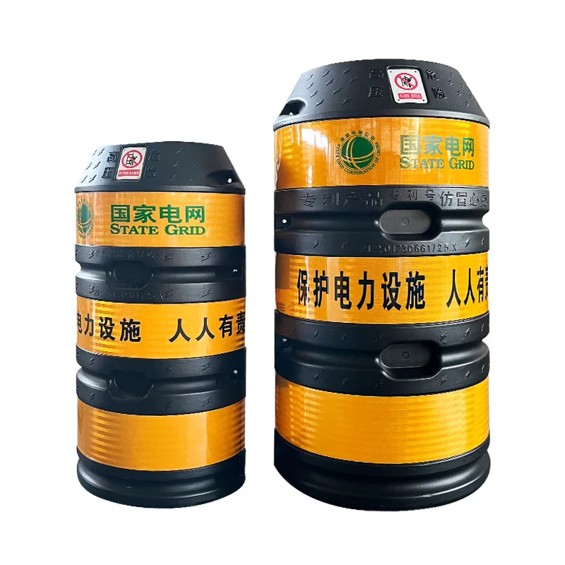 Roadway Safety Anti-collision Barrel Guardrail Rolling Barrier