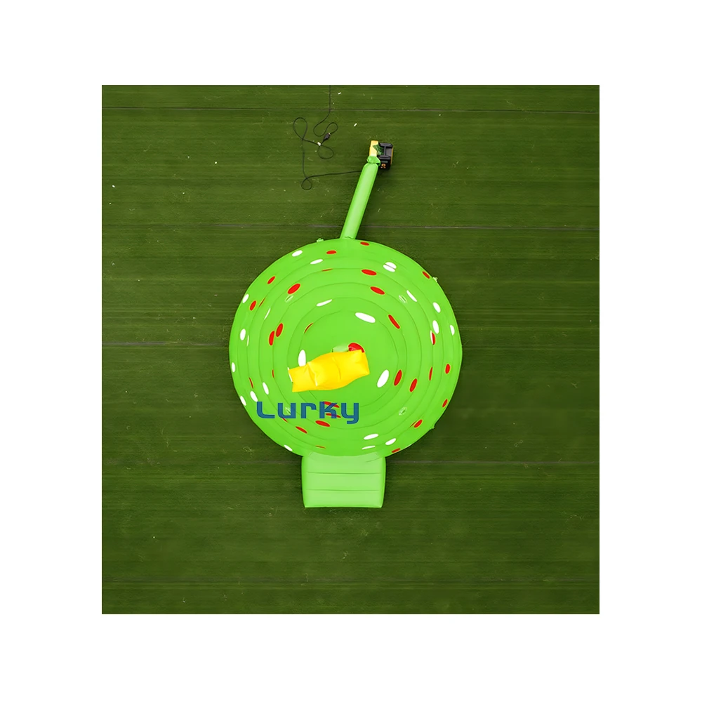 Inflatable christmas tree holiday themed bounce house kids party game