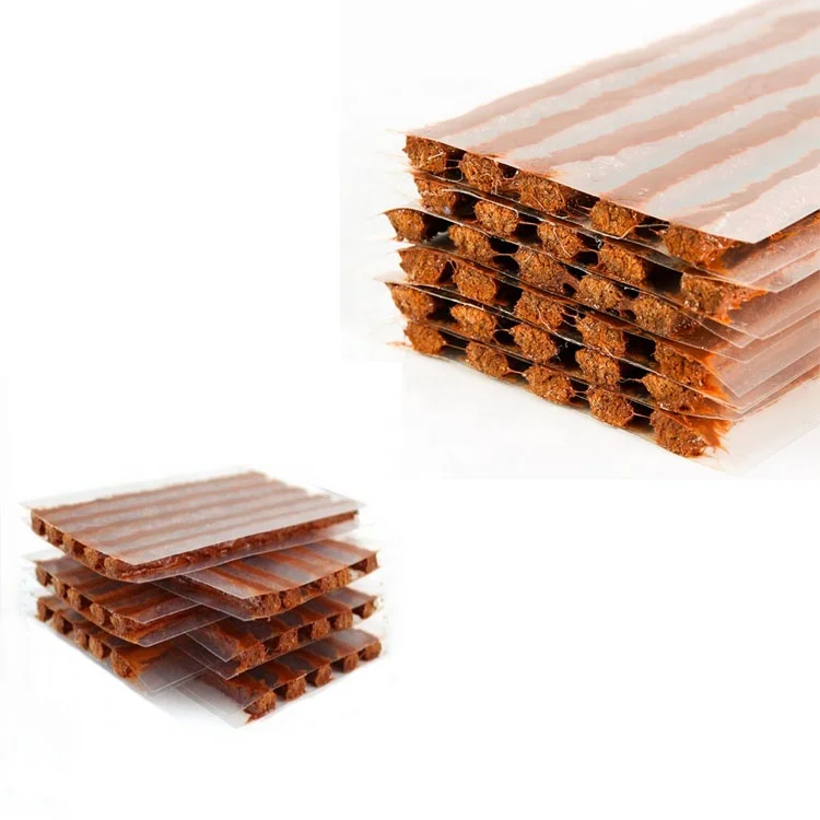 100*Brown tire repair strip tire repair kit tubeless tire repair string seal