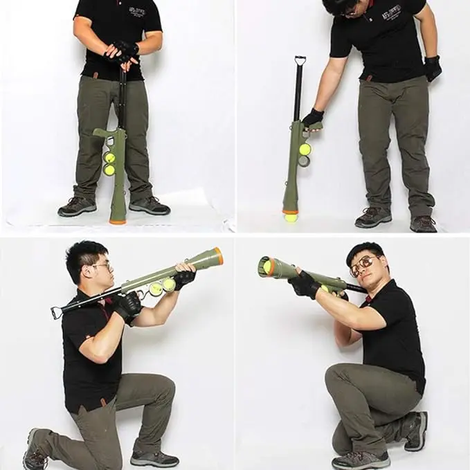 Gun Design Outdoor Tennis Ball Gun Dog Toys Ball Launcher Dog Toys Thrower Dog Launcher