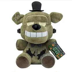DIHAO 2022 New FNAF Nightmare Freddy Bear Foxy Springtrap Bonnie Plush Toys Dreadbear Soft Stuffed Animal Dolls