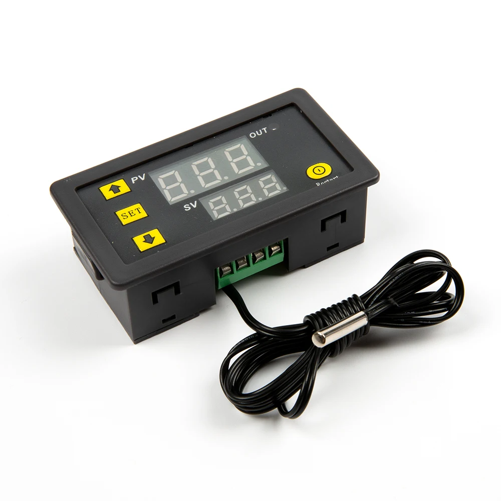 W3230 24V Digital Temperature Controller Thermostat Control Switch Sensor Meter With 1M Cable
