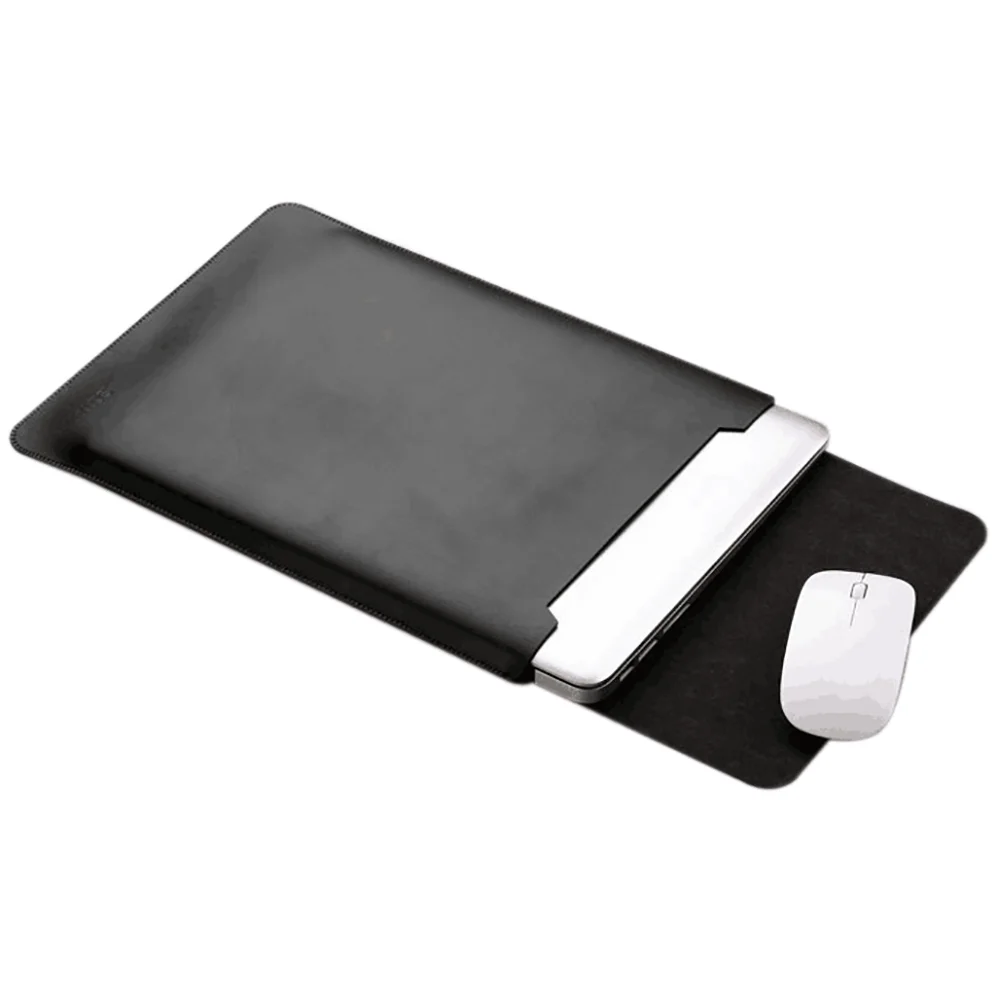 For MacBook Case 13 Inch Laptop Sleeve, Leather Case Bag,5 in 1 Bundle Waterproof Cover for Macbook Air & Pro with Mouse Pad