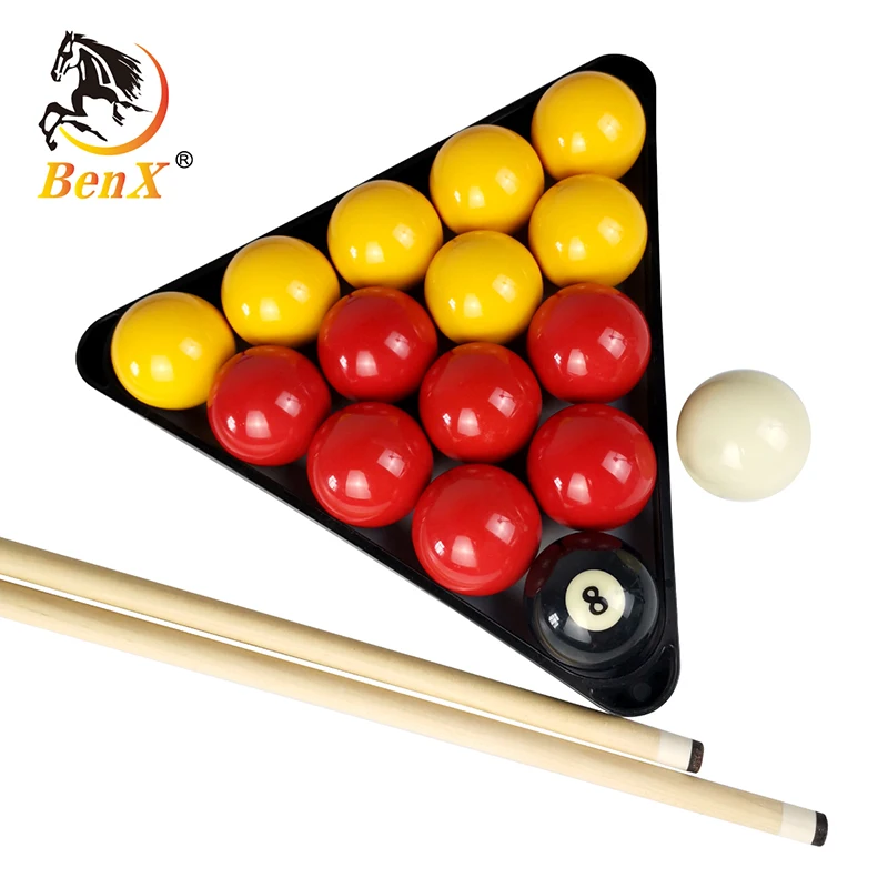 Benxiao Billiard Casino Pool Balls Yellow&Red balls 50.8mm B grade