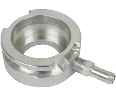 aluminium an fitting NPT HOSE CLAMPS tool pipe fitting BILLET WELD ON RADIATOR NECK