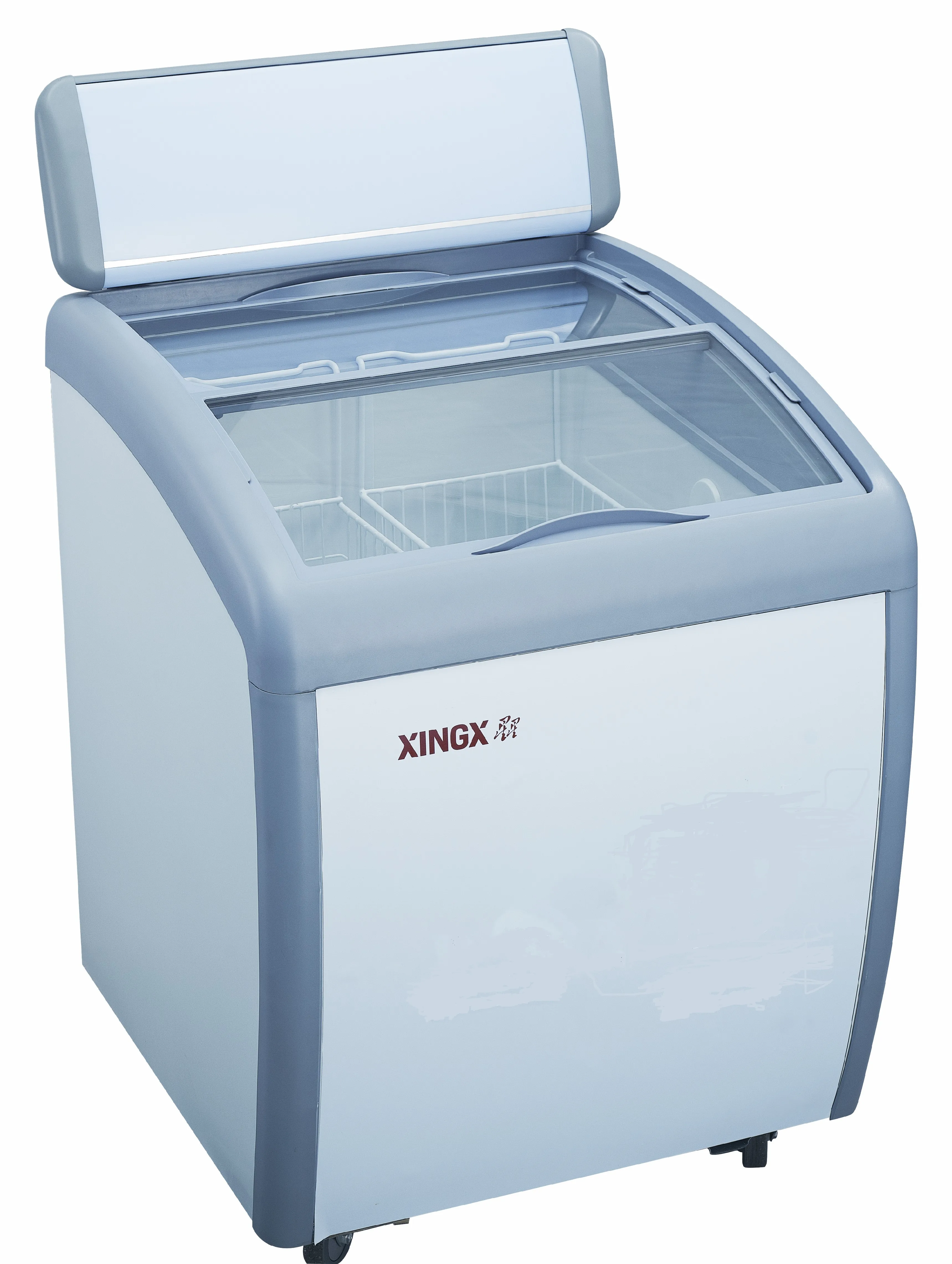 Ice cream Freezer RI-360/370L/Curved Riviera Showcase Display Storage Sale Freezer