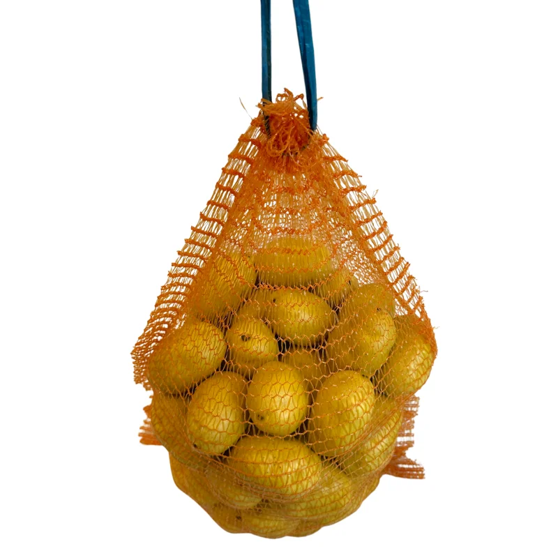 Customisable mesh bags for wholesale garlic and corn in woven fruit bags