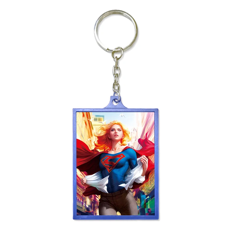 Hot Sale 2x3 inches 3d Anime Plastic Keychain Custom 3D Lenticular Keychain For Promotional Gift