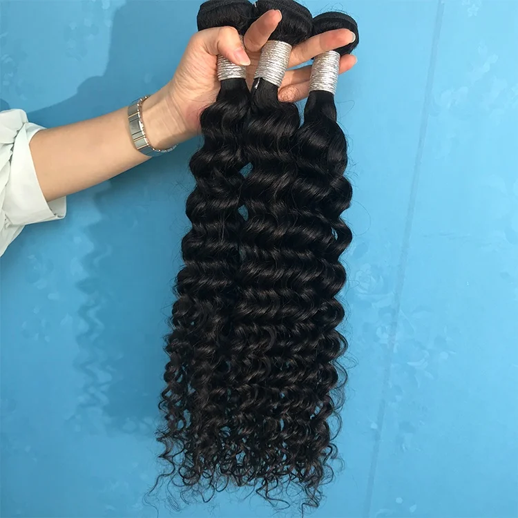 
Hot Beauty Hair Raw Hair 32-40inch Deep Wave Peruvian Deep Curly With Cheap Price 