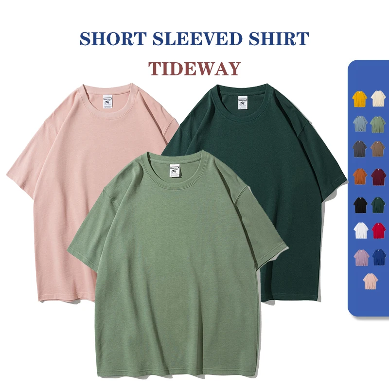 LS Supplier Oversize Custom Logo New T-shirts Unisex Vintage T-shirts 100% Cotton Short Sleeve Couple Tee Girl Funny Hipster